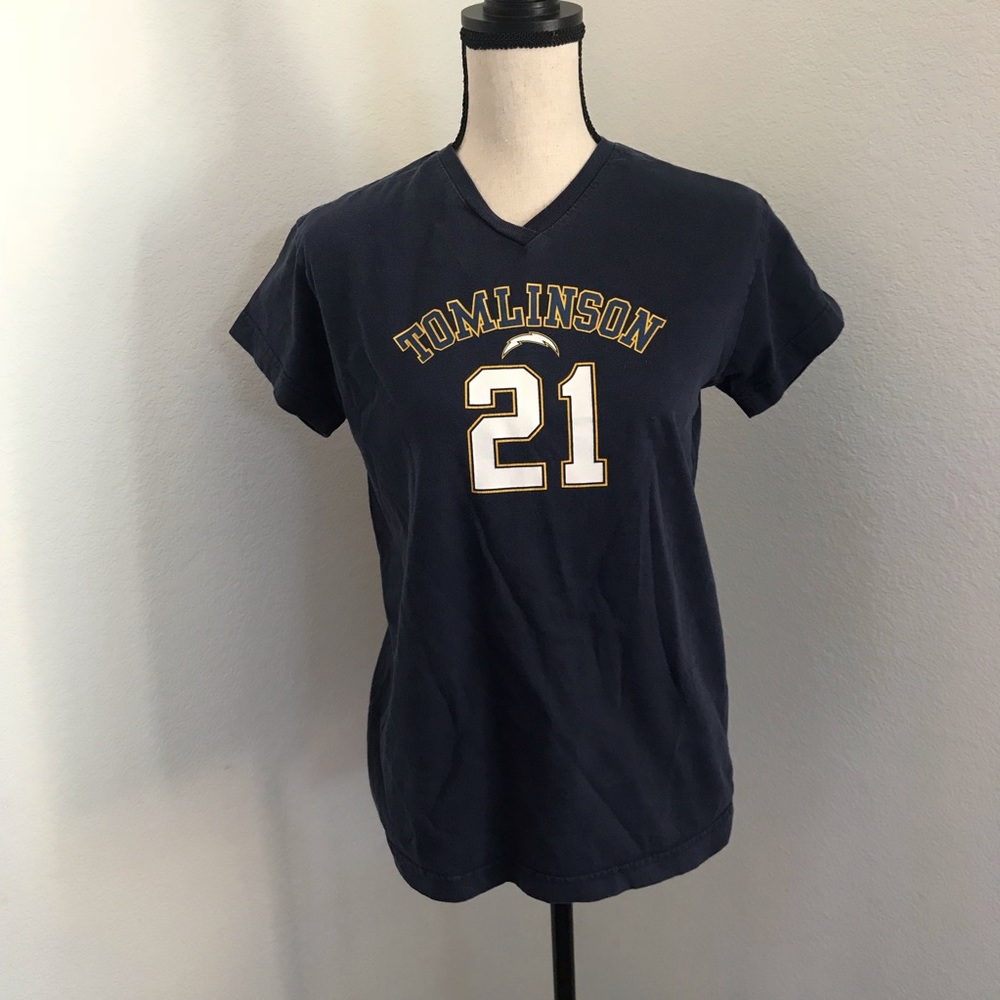 NFL Official Chargers “Tomlinson” Tee Sz M